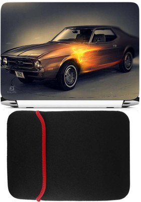 

FineArts Car 1972 Laptop Skin with Reversible Laptop Sleeve Combo Set