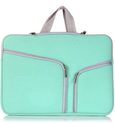 

LUKE Macbook Sleeve - Best Water-Resistant Protective Case For 13" MacBook Pro & Air (including Retina) Laptop Computer and Ultrabook - Cover Bag Includes Compartment For Charger - Mint Combo Set