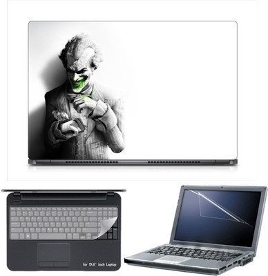 

Skin Yard Sparkle Batman Arkham City Joker Laptop Skin with Screen Protector & Keyboard Skin -15.6 Inch Combo Set