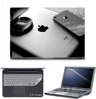 

Skin Yard Sparkle Apple products Wallpaper Laptop Skin with Screen Protector & Keyboard Skin -15.6 Inch Combo Set