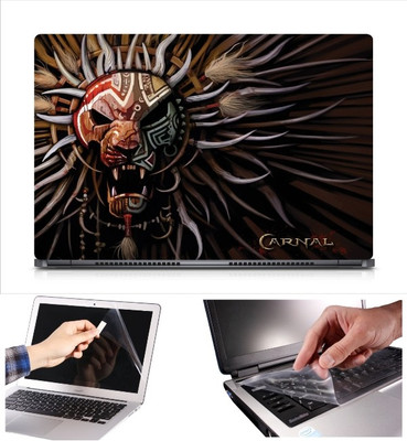 

Skin Yard Carnal Laptop Skin Decal with Keyguard & Screen Protector -15.6 Inch Combo Set