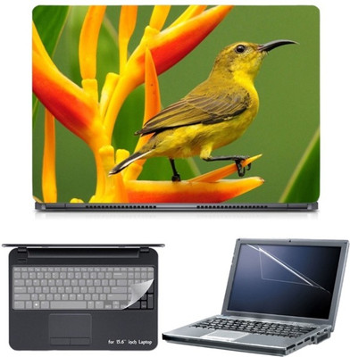 

Skin Yard Beautiful SunBird Laptop Skin with Screen Protector & Keyboard Skin -15.6 Inch Combo Set