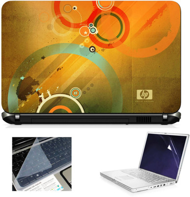 

Geek Hp Abstract Artist Edition 3in1 Laptop Skins with Laptop Screen Guard and Key Protector HQ1082 15.6 Inch Combo Set