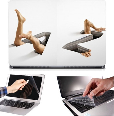 

Skin Yard 3in1 Combo- A to Z Laptop Skin with Screen Protector & Keyguard -15.6 Inch Combo Set