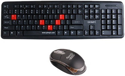 QHMPL Qhm7403 Usb Wired Keyboard Combo Set