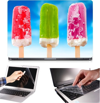 

Skin Yard 3in1 Combo- Yummy Coloured Candy Laptop Skin with Screen Protector & Keyguard -15.6 Inch Combo Set