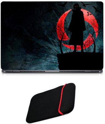 

Skin Yard Nightcore Ghost Laptop Skin/Decal with Reversible Laptop Sleeve - 15.6 Inch Combo Set