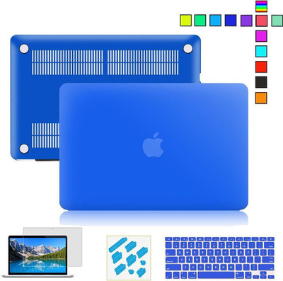 

LUKE For Macbook Pro 13.3 Inch with Retina Hard Shell Plastic Case+Matching Keyboard Skin+LCD HD Screen Protector +12pcs Dust plug + Touchpad Protector + Sleeve Pouch A1502/A1425 Combo Set
