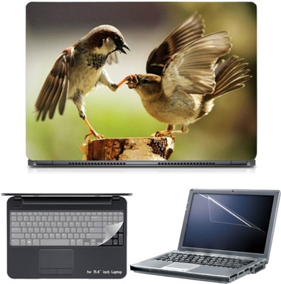 

Skin Yard Cute Love Bird Laptop Skin with Screen Protector & Keyboard Skin -15.6 Inch Combo Set