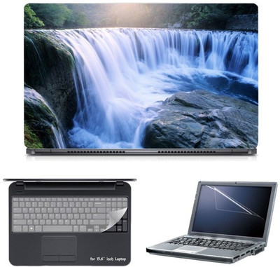 

Skin Yard Water Falls Arch Stones Laptop Skin with Screen Protector & Keyboard Skin -15.6 Inch Combo Set