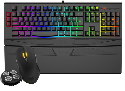 

Shrih Multicolor Gaming Keyboard and Mouse Combo Combo Set