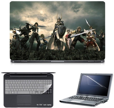 

Skin Yard Final Fantasy All Warrior Laptop Skin with Screen Protector & Keyboard Skin -15.6 Inch Combo Set