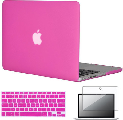 

LUKE Macbook Air 13" 13.3 Inch Hard Plastic Case with Keyboard Cover+ LCD HD Screen Protector +Anti-dust Plug+ Touchpad Protector (A1369 and A1466) Combo Set