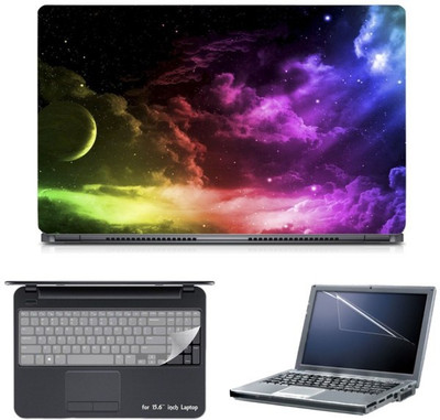 

Skin Yard Colorful Sky Laptop Skin with Screen Protector & Keyboard Skin -15.6 Inch Combo Set
