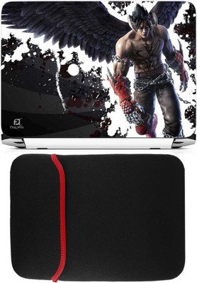

FineArts Tekken Laptop Skin with Reversible Laptop Sleeve Combo Set