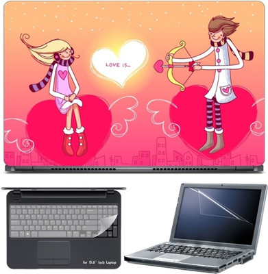 

Skin Yard Express Love Valentine Laptop Skin with Screen Protector & Keyboard Skin -15.6 Inch Combo Set