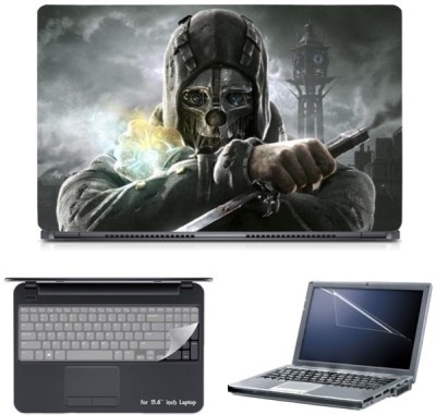 

Skin Yard Justice Dishonored Game Laptop Skin with Screen Protector & Keyboard Skin -15.6 Inch Combo Set