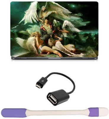 

Skin Yard DMC Devil May Cry Game Laptop Skin with USB LED Light & OTG Cable - 15.6 Inch Combo Set