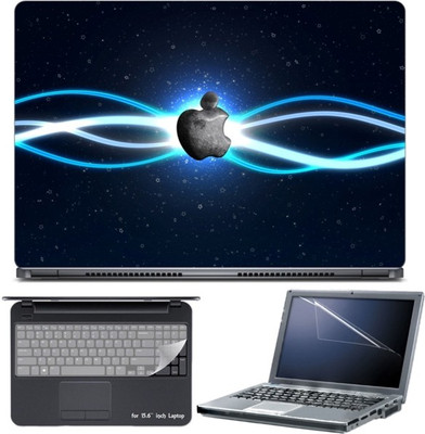 

Skin Yard Stone Apple In Galaxy Laptop Skin with Screen Protector & Keyboard Skin -15.6 Inch Combo Set