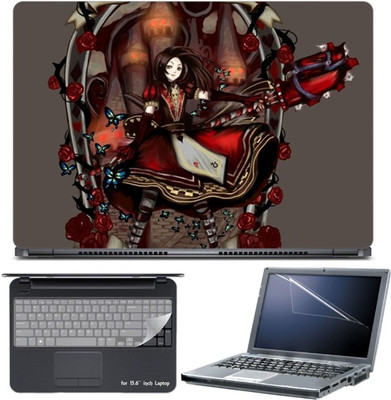 

Skin Yard Alice Madness Returns Laptop Skin with Screen Protector & Keyboard Skin -15.6 Inch Combo Set