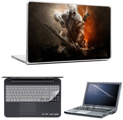 

Skin Yard Fighter with Bow & Arrow Laptop Skin With Laptop Screen Guard And Laptop Key Guard -15.6 Inch Combo Set