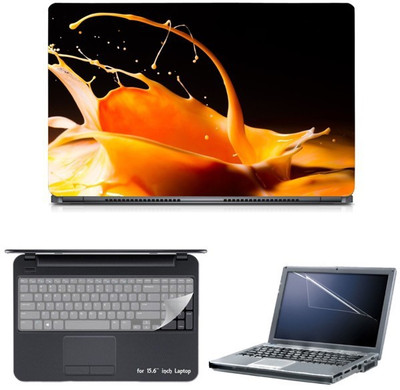 

Skin Yard Food Drinks Spray Cocktail Sparkle Laptop Skin with Screen Protector & Keyguard -15.6 Inch Combo Set