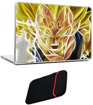 

Skin Yard Dragon Ball Z1 Laptop Skin/Decal with Reversible Laptop Sleeve - 15.6 Inch Combo Set
