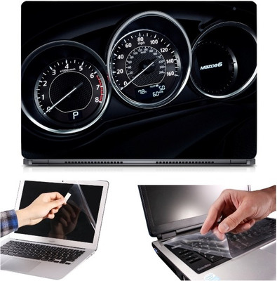 

Skin Yard 3in1 Combo- Digital Meter Laptop Skin with Screen Protector & Keyguard -15.6 Inch Combo Set