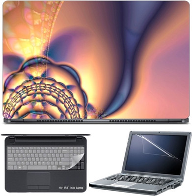 

Skin Yard Spiritual Bright Abstract Laptop Skin with Screen Protector & Keyboard Skin -15.6 Inch Combo Set