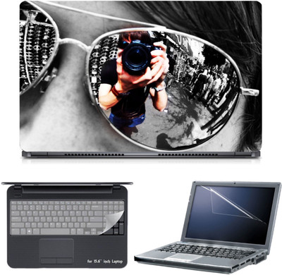 

Skin Yard 3in1 Combo- Aviator Photography Laptop Skin with Screen Protector & Keyguard -15.6 Inch Combo Set