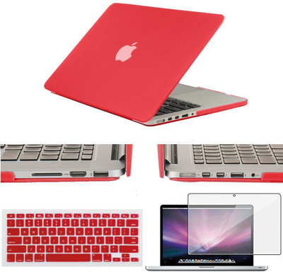 

LUKE acBook Air 11.6 inch Case,Rubberized Matte Hard Shell Plastic Case+Matching Keyboard Skin+LCD Screen Protector+ Touchpad Protector Free for Macbook Air 11.6"-Fits Model A1370 / A1465 Combo Set