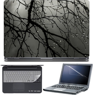 

Skin Yard Autumn Cool Rain Drops Laptop Skin with Screen Protector & Keyboard Skin -15.6 Inch Combo Set