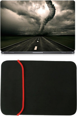 

Skin Yard Real Tornado Laptop Skin/Decal with Reversible Laptop Sleeve - 15.6 Inch Combo Set
