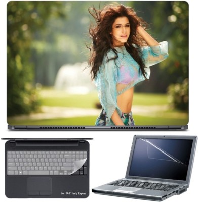 

Skin Yard Anushka Sharma Laptop Skin with Screen Protector & Keyboard Skin -15.6 Inch Combo Set