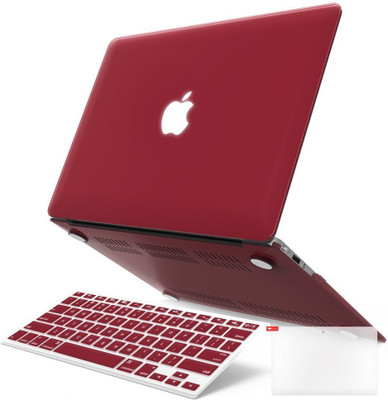 

LUKE Macbook Air 13" 13.3 Inch Hard Plastic Case with Keyboard Cover+ Anti-dust Plug+ Touchpad Protector (A1369 and A1466) Combo Set