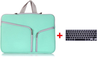 LUKE Zipper Briefcase Soft Neoprene Handbag Sleeve Bag Cover Case for MACBOOK AIR 13.3 inch With Free Keyboard Protector Combo Set