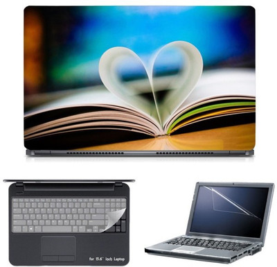 

Skin Yard Love Book Laptop Skin with Screen Protector & Keyboard Skin -15.6 Inch Combo Set