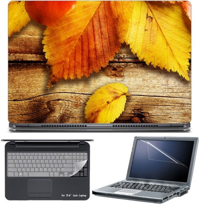 

Skin Yard Artistic Autumn Leaves Laptop Skin with Screen Protector & Keyboard Skin -15.6 Inch Combo Set