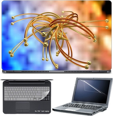 

Skin Yard Weird 3D Abstract Laptop Skin with Screen Protector & Keyboard Skin -15.6 Inch Combo Set