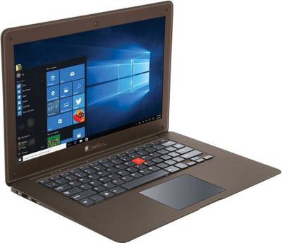 iBall Netbook CompBook Exemplaire 8902968170493 Intel Atom Quad Core - (2 GB DDR3/32 GB HDD/Windows 10) (14 inch, Cobalt Brown) 