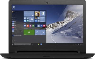 Lenovo Ideapad 100 Pentium Quad Core - (4 GB/500 GB HDD) Notebook 80T6003WIH (14 inch, Black, 1.6 kg) 