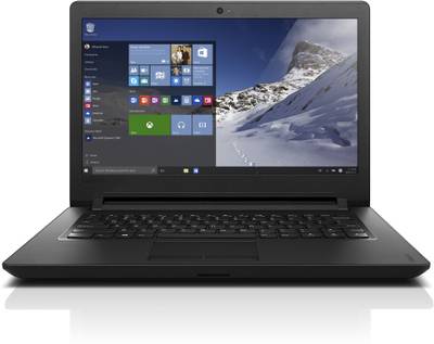 Lenovo Ideapad 100 Pentium Quad Core - (4 GB/500 GB HDD) Notebook 80T6003WIH (14 inch, Black, 1.6 kg) 