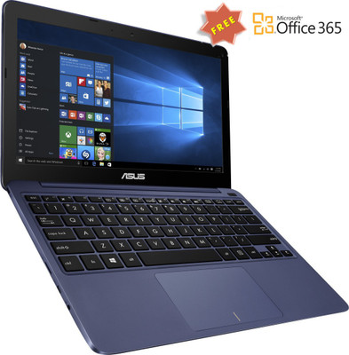 Asus Eeebook Atom Quad Core – (2 GB/32 GB EMMC Storage/Windows 10 Home) X205TA Laptop(11.6 inch, Dark Blue, 1 kg)