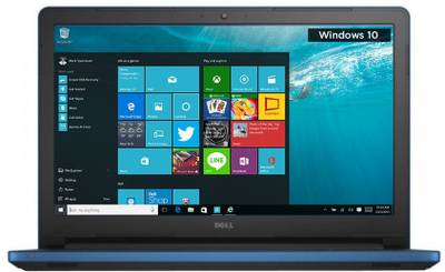 Dell Inspiron 15 5000 5559 Z566136HIN9 Intel Core i3 (6th Gen) - (4 GB DDR3/1 TB HDD/Windows 10) Notebook (15.6 inch, Blue) 