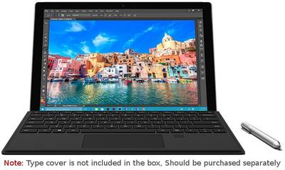 Microsoft Surface Pro 4 Core i7 - (8 GB/256 GB SSD/OS X Mavericks) CQ9-00001 1724 2 in 1 Laptop
