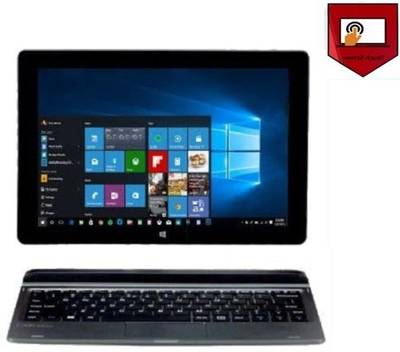 Micromax Canvas Wi-Fi LT666W LT666W Intel Atom Quad Core - (2 GB DDR3/32 GB EMMC HDD/Windows 10) 2 in 1 Laptop (10.1 inch, Grey & Black) 