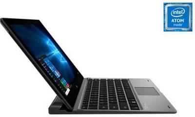 Micromax Canvas Wi-Fi LT666W LT666W Intel Atom Quad Core - (2 GB DDR3/32 GB EMMC HDD/Windows 10) 2 in 1 Laptop (10.1 inch, Grey & Black) 