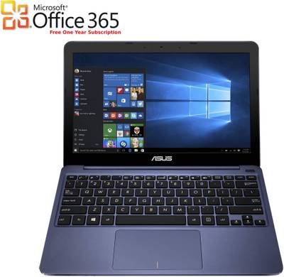 Asus EeeBook E200HA-FD0004TS Intel Atom Quad Core - (2 GB/32 GB EMMC Storage/Windows 10) Notebook 90NL0072-M00610 (11.6 inch, Dark Blue, 0.98 kg) 