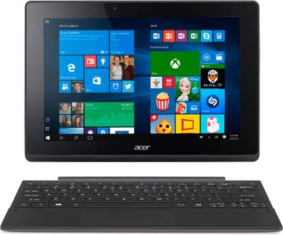 Acer Atom Quad Core - (2 GB/32 GB EMMC Storage/Windows 10 Home) NT.G8VSI.001 SW3-016 2 in 1 Laptop