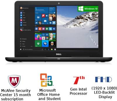 Dell Inspiron 5000 Core i7 - (8 GB/1 TB HDD/Windows 10 Home/4 GB Graphics) Z563505SIN9B 5567 Notebook
